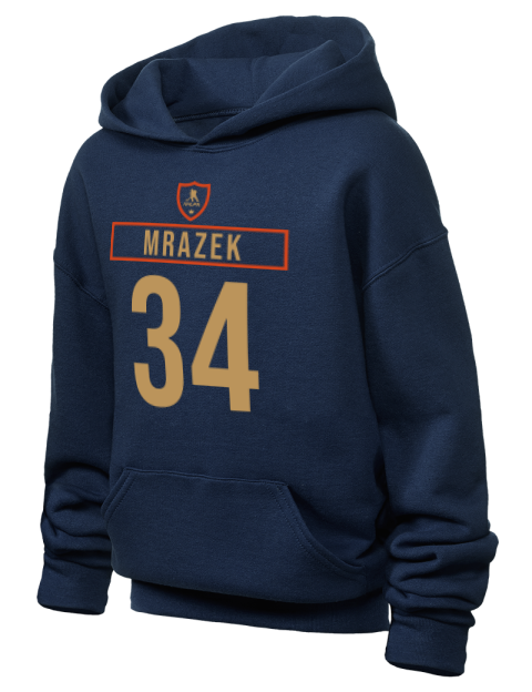 Away Jersey Petr Mrazek Youth Hooded Sweatshirt | Swagsta