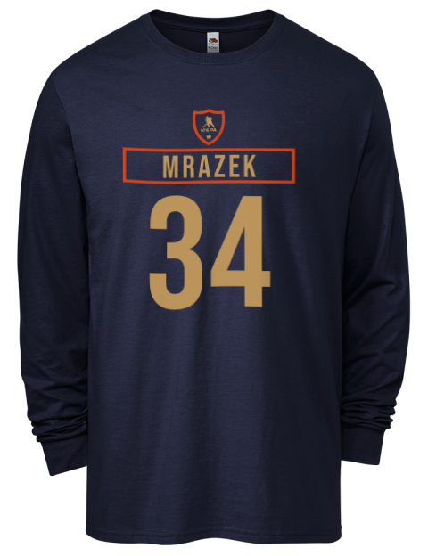 Away Jersey Petr Mrazek Men's Long-Sleeve T-Shirt | Swagsta