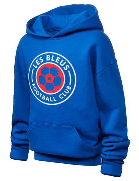 Les Bleus Soccer Youth Hooded Sweatshirt | Swagsta