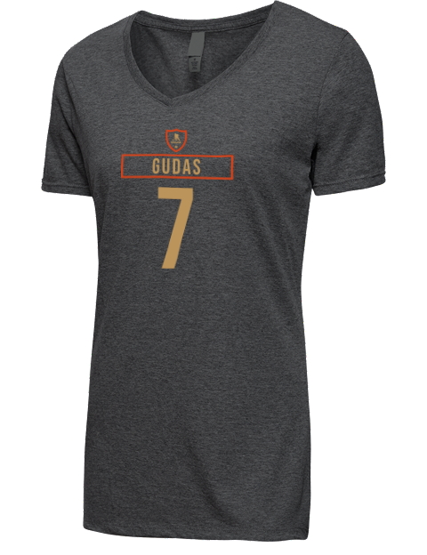 Away Jersey Radko Gudas Premium Ladies V-Neck T-Shirt | Swagsta