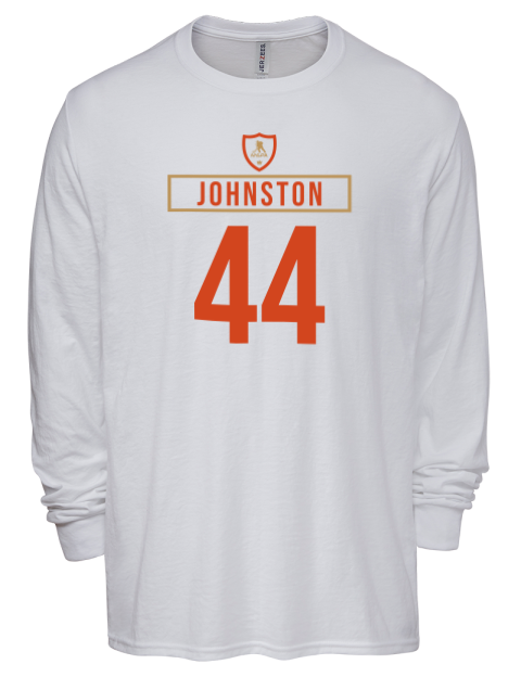 Home Jersey Ross Johnston Men's Premium Blend Long Sleeve-T-Shirt | Swagsta