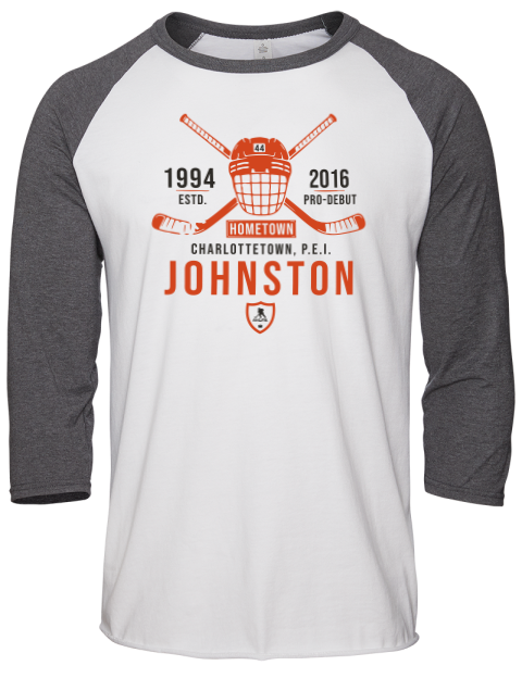 Classic Heritage Ross Johnston Unisex Premium Three-Quarter Raglan T-Shirt | Swagsta