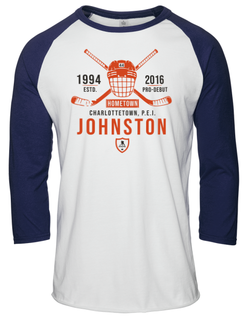 Classic Heritage Ross Johnston Unisex Premium Three-Quarter Raglan T-Shirt | Swagsta