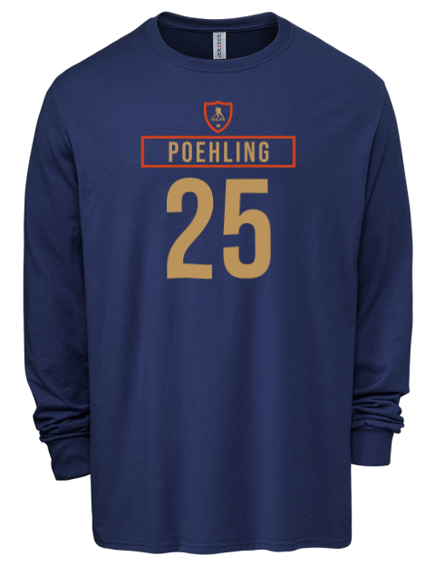 Away Jersey Ryan Poehling Men's Premium Blend Long Sleeve-T-Shirt | Swagsta