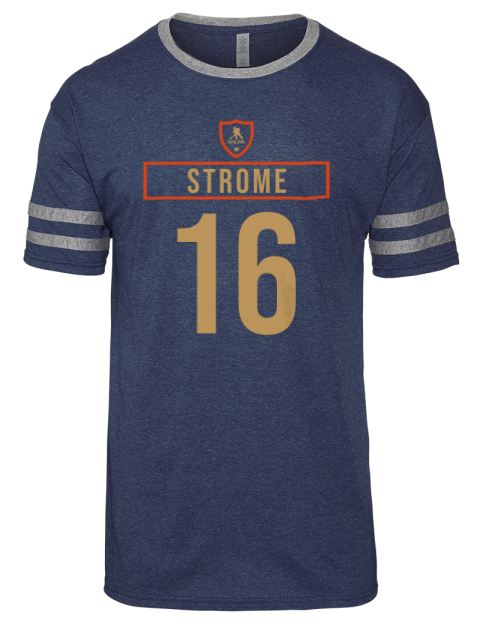 Away Jersey Ryan Strome Men's Tri-Blend T-Shirt | Swagsta