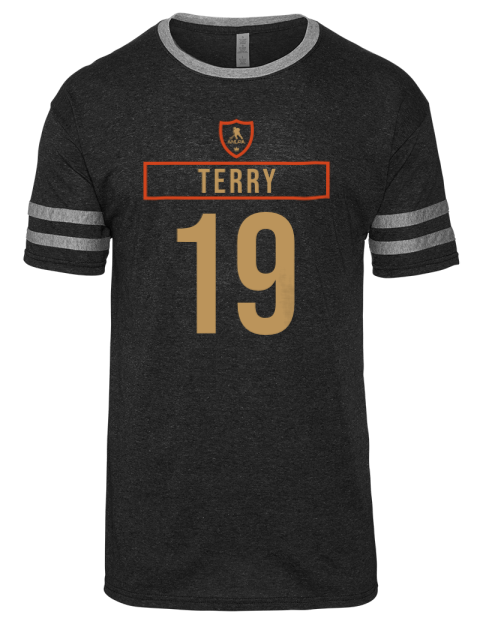 Away Jersey Troy Terry Men's Tri-Blend T-Shirt | Swagsta