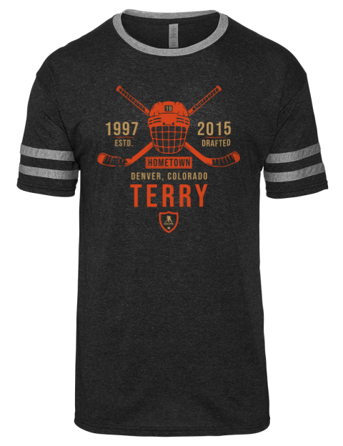 Heritage Troy Terry Men's Tri-Blend T-Shirt | Swagsta