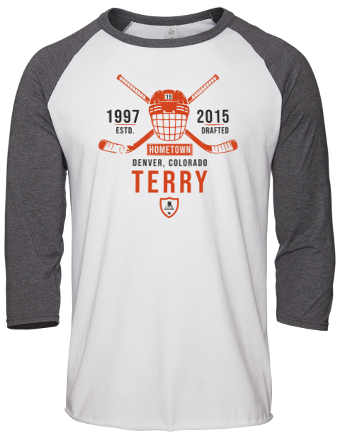 Classic Heritage Ville Husso Unisex Premium Three-Quarter Raglan T-Shirt | Swagsta