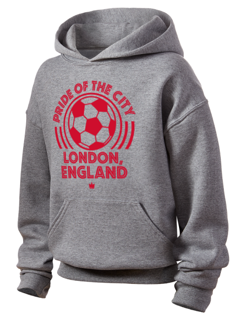London England Soccer Youth Hooded Sweatshirt | Swagsta
