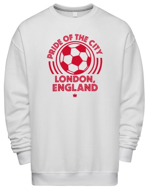 London England Soccer Premium Unisex Crewneck Sweatshirt | Swagsta