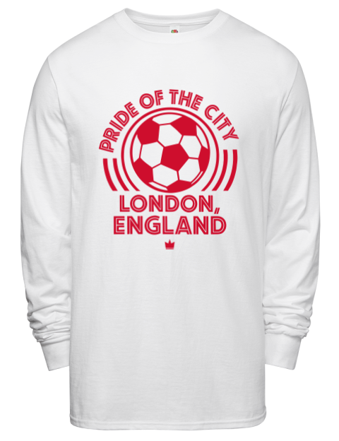 London England Soccer Men's Long-Sleeve T-Shirt | Swagsta
