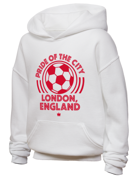 London England Soccer Youth Hooded Sweatshirt | Swagsta