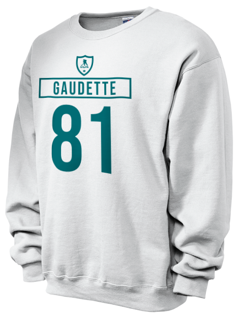 Away Jersey Adam Gaudette Unisex Crewneck Sweatshirt | Swagsta