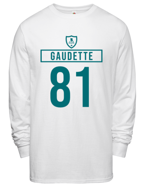 Away Jersey Adam Gaudette Men's Long-Sleeve T-Shirt | Swagsta