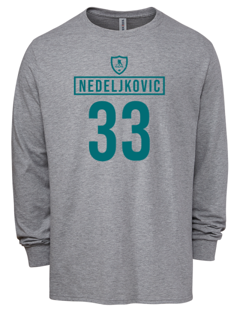 Away Jersey Alex Nedeljkovic Men's Premium Blend Long Sleeve-T-Shirt | Swagsta