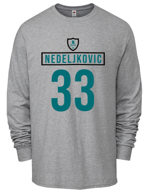 Home Jersey Alex Nedeljkovic Men's Long-Sleeve T-Shirt | Swagsta