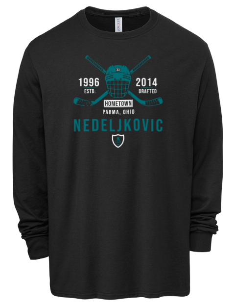 Heritage Alex Nedeljkovic Men's Premium Blend Long Sleeve-T-Shirt | Swagsta