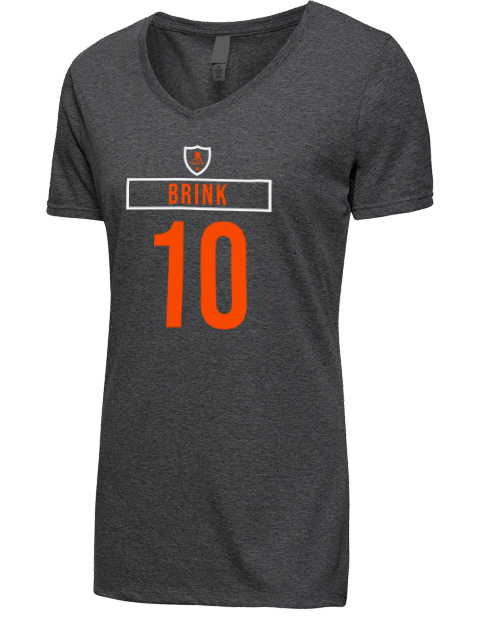 Away Jersey Bobby Brink Premium Ladies V-Neck T-Shirt | Swagsta