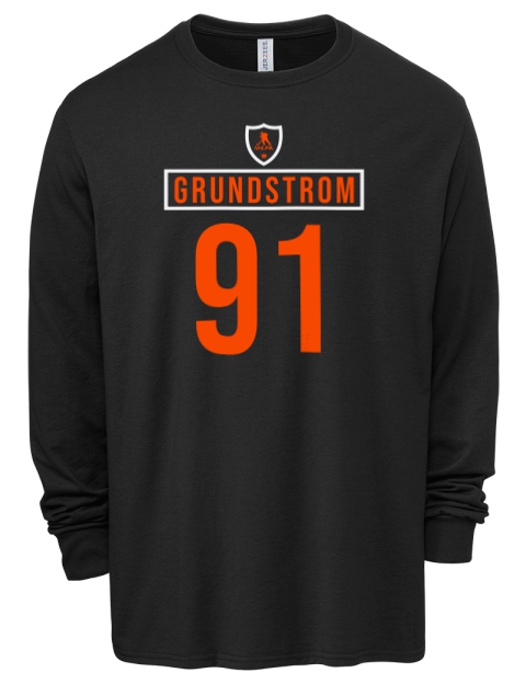 Away Jersey Carl Grundstrom Men's Premium Blend Long Sleeve-T-Shirt | Swagsta