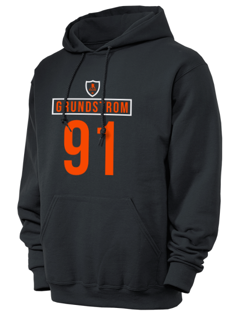Away Jersey Carl Grundstrom Unisex Hooded Sweatshirt | Swagsta