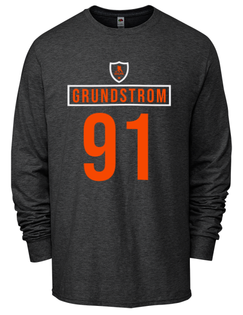 Away Jersey Carl Grundstrom Men's Long-Sleeve T-Shirt | Swagsta