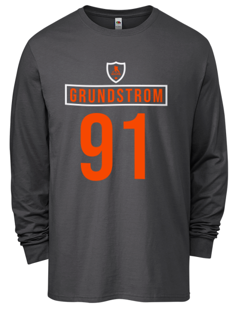 Away Jersey Carl Grundstrom Men's Long-Sleeve T-Shirt | Swagsta