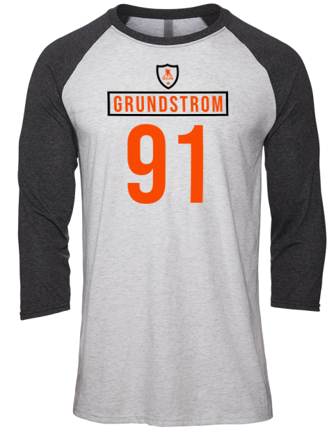 Home Jersey Carl Grundstrom Unisex Premium Three-Quarter Raglan T-Shirt | Swagsta
