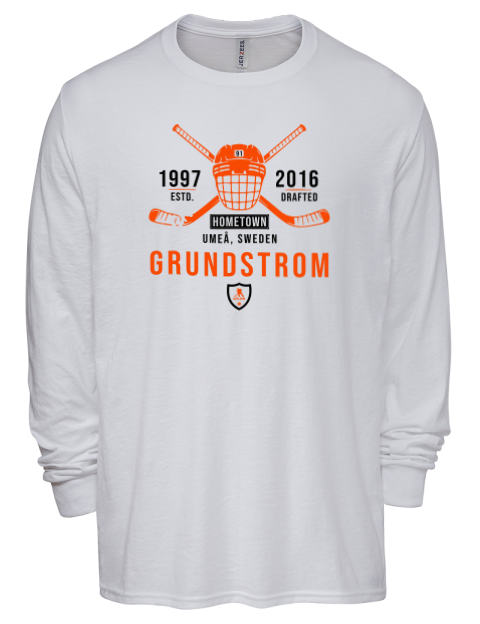 Classic Heritage Carl Grundstrom Men's Premium Blend Long Sleeve-T-Shirt | Swagsta