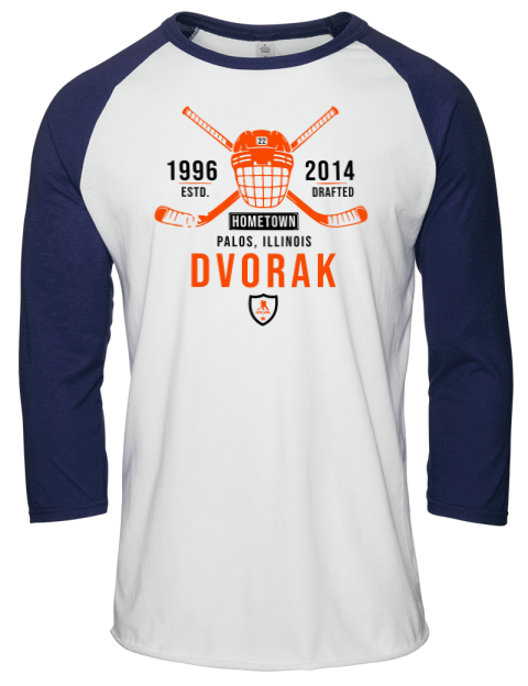 Classic Heritage Christian Dvorak Unisex Premium Three-Quarter Raglan T-Shirt | Swagsta
