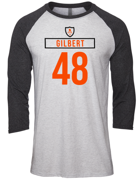 Home Jersey Dennis Gilbert Unisex Premium Three-Quarter Raglan T-Shirt | Swagsta