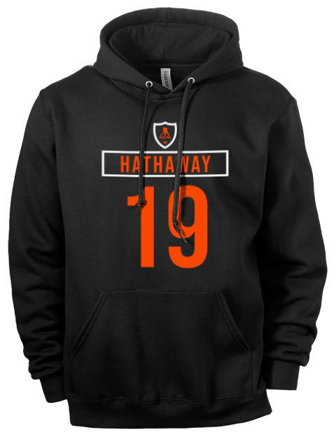 Away Jersey Garnet Hathaway Eco Premium Unisex Hooded Sweatshirt | Swagsta