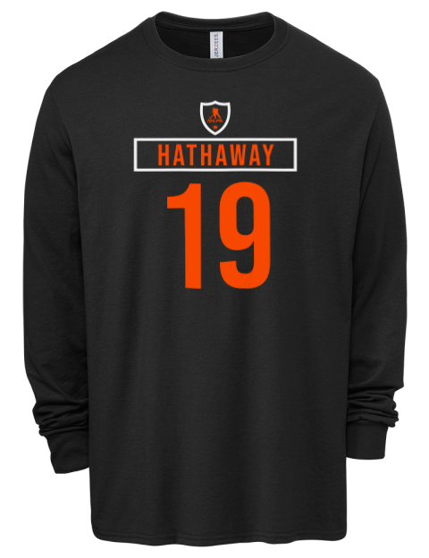 Away Jersey Garnet Hathaway Men's Premium Blend Long Sleeve-T-Shirt | Swagsta