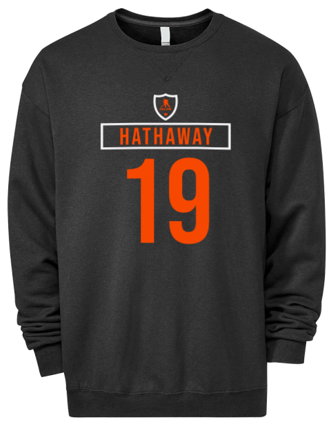 Away Jersey Garnet Hathaway Premium Unisex Crewneck Sweatshirt | Swagsta