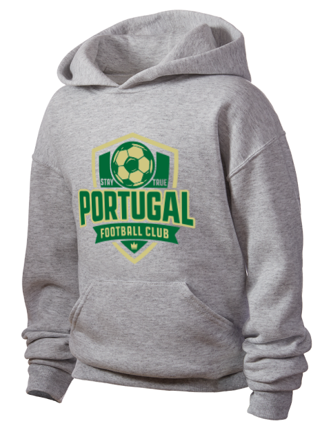 Portugal Football Club Soccer Youth Hooded Sweatshirt | Swagsta