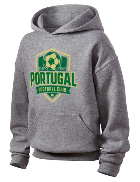 Portugal Football Club Soccer Youth Hooded Sweatshirt | Swagsta