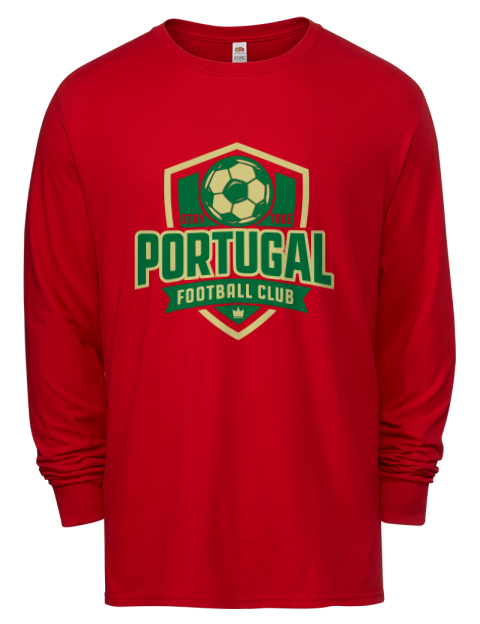 Portugal Football Club Soccer Men's Long-Sleeve T-Shirt | Swagsta