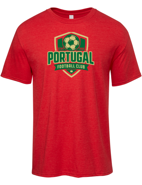 Portugal Football Club Soccer Premium Ring-Spun Cotton Unisex T-Shirt | Swagsta