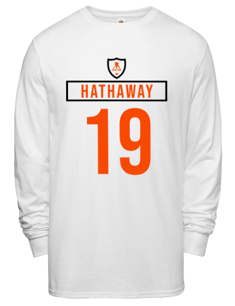 Home Jersey Garnet Hathaway Men's Long-Sleeve T-Shirt | Swagsta