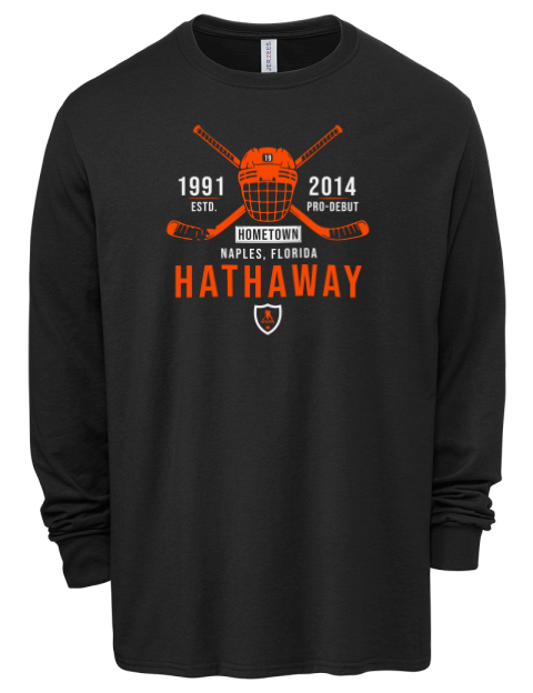 Heritage Garnet Hathaway Men's Premium Blend Long Sleeve-T-Shirt | Swagsta