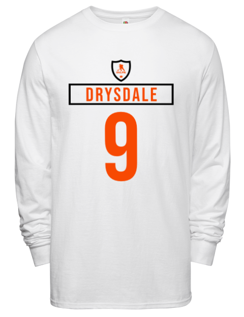 Home Jersey Jamie Drysdale Men's Long-Sleeve T-Shirt | Swagsta