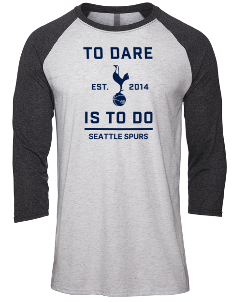Seattle Spurs Unisex Premium Three-Quarter Raglan T-Shirt