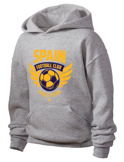 Spain Football Club Soccer Youth Hooded Sweatshirt | Swagsta