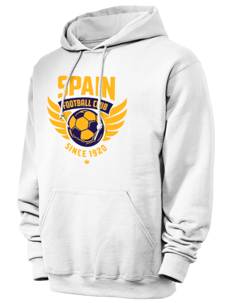 Spain Football Club Soccer Unisex Hooded Sweatshirt | Swagsta
