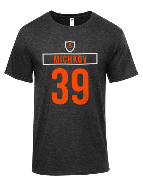 Away Jersey Matvei Michkov Iconic Men's T-Shirt | Swagsta