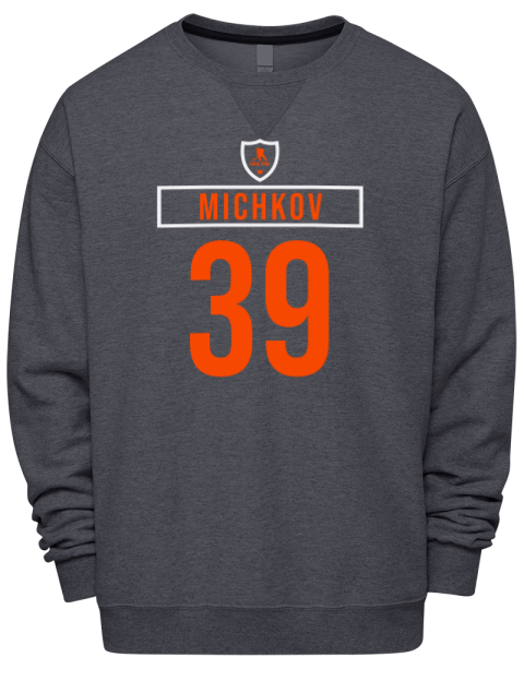 Away Jersey Matvei Michkov Premium Unisex Crewneck Sweatshirt | Swagsta