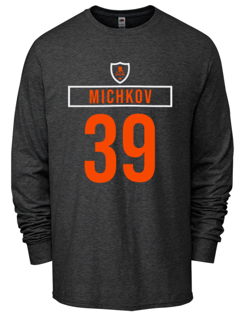 Away Jersey Matvei Michkov Men's Long-Sleeve T-Shirt | Swagsta