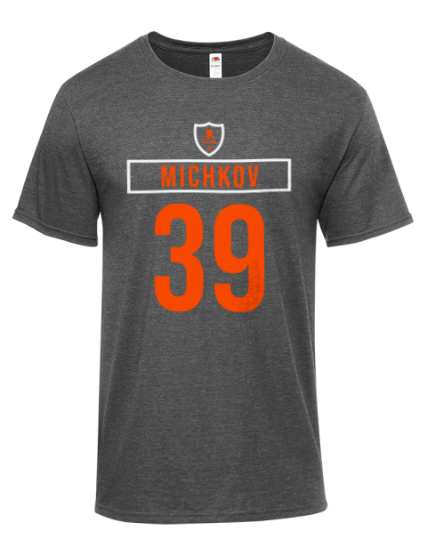 Away Jersey Matvei Michkov Iconic Men's T-Shirt | Swagsta