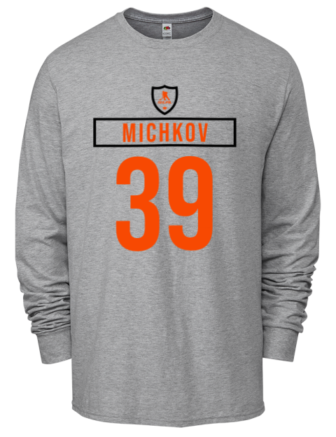 Home Jersey Matvei Michkov Men's Long-Sleeve T-Shirt | Swagsta