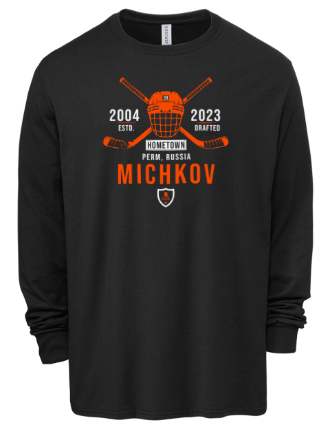 Heritage Matvei Michkov Men's Premium Blend Long Sleeve-T-Shirt | Swagsta