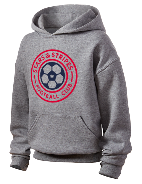 Stars & Stripes Soccer Youth Hooded Sweatshirt | Swagsta